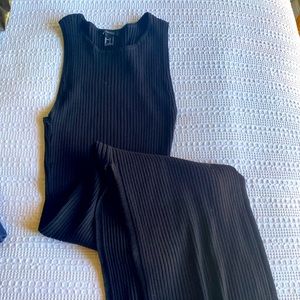 Black stretchy dress size L